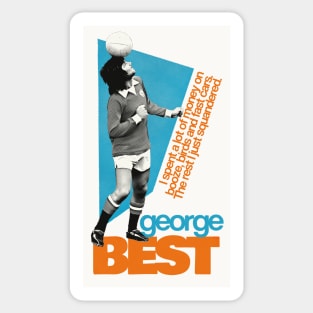 George Best - Retro Fan Artwork Sticker